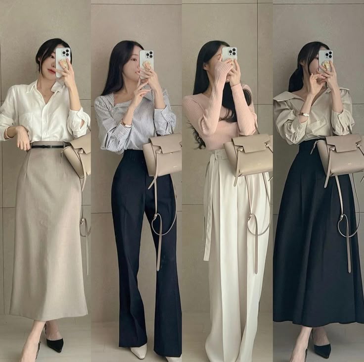 office wear, everyday style, korean look, korean style